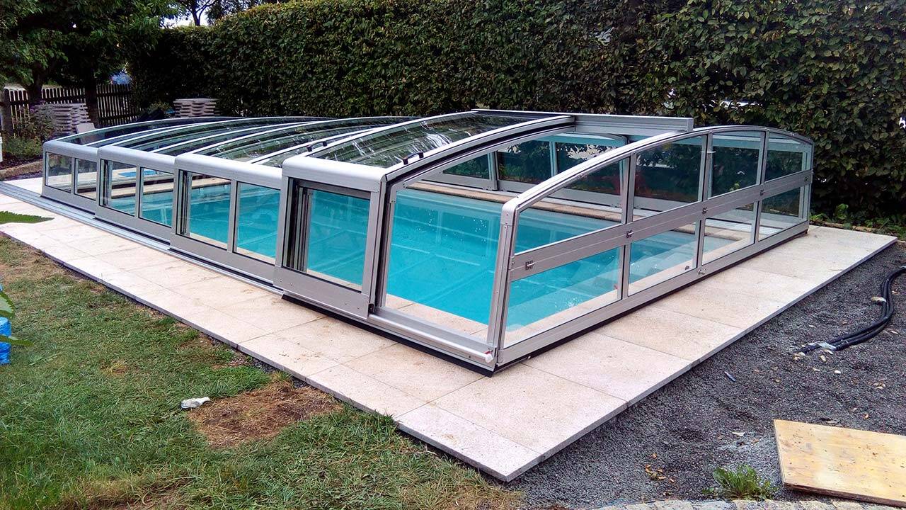 Poolüberdachung Campana Mini-Mobil V2
